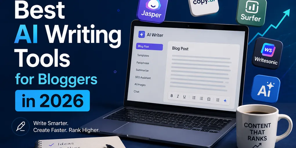 Best AI Writing Tools for Bloggers in 2026